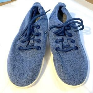 Allbirds Sneakers Womens SIze 10 Wool Runners Blue EUC
